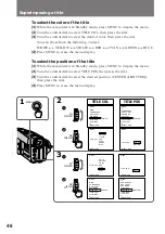 Preview for 46 page of Sony Handycam Vision CCD-TRV62 Operating Instructions Manual