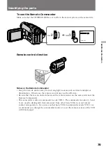 Preview for 79 page of Sony Handycam Vision CCD-TRV62 Operating Instructions Manual