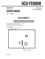 Preview for 125 page of Sony HCD-FX900W Service Manual