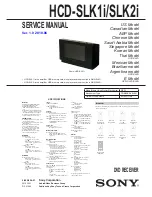 Preview for 1 page of Sony HCD-SLK1i - Dvd Receiver Service Manual