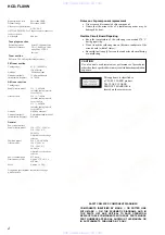 Preview for 2 page of Sony HD-FLX9W Service Manual