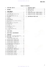 Preview for 3 page of Sony HD-IS10 Service Manual