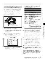 Preview for 99 page of Sony HDC-950 Series Manual