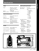 Preview for 115 page of Sony HDC-950 Series Manual