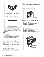 Preview for 52 page of Sony HDC1500 Series Operation Manual