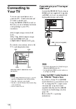 Preview for 14 page of Sony HDMS-S1D - 80GB Digital Photo Album Operating Instructions Manual