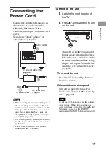 Preview for 17 page of Sony HDMS-S1D - 80GB Digital Photo Album Operating Instructions Manual