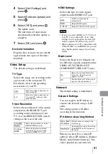 Preview for 61 page of Sony HDMS-S1D - 80GB Digital Photo Album Operating Instructions Manual