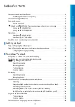 Preview for 3 page of Sony HDR-CX100/B User Manual