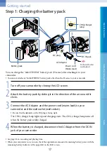 Preview for 17 page of Sony HDR-CX100/B User Manual