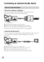 Preview for 20 page of Sony HDR-CX620 Operating Manual