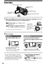 Preview for 24 page of Sony HDR HC1 - 2.8MP High Definition MiniDV Camcorder Operating Manual