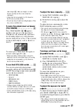 Preview for 27 page of Sony HDR HC1 - 2.8MP High Definition MiniDV Camcorder Operating Manual