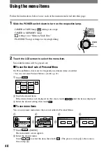 Preview for 40 page of Sony HDR HC1 - 2.8MP High Definition MiniDV Camcorder Operating Manual