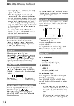 Preview for 46 page of Sony HDR HC1 - 2.8MP High Definition MiniDV Camcorder Operating Manual