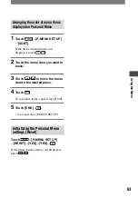 Preview for 63 page of Sony HDR HC1 - 2.8MP High Definition MiniDV Camcorder Operating Manual