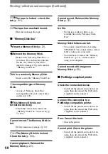 Preview for 98 page of Sony HDR HC1 - 2.8MP High Definition MiniDV Camcorder Operating Manual