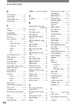 Preview for 118 page of Sony HDR HC1 - 2.8MP High Definition MiniDV Camcorder Operating Manual