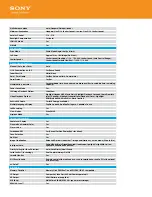 Preview for 5 page of Sony HDR-PJ430V Specifications