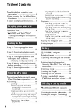 Preview for 6 page of Sony HDR-SR10D - High Definition Avchd 120gb Hdd Handycam? Camcorder User Manual