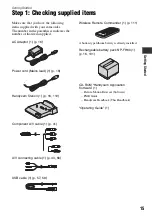 Preview for 15 page of Sony HDR-SR10D - High Definition Avchd 120gb Hdd Handycam? Camcorder User Manual