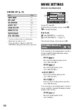 Preview for 66 page of Sony HDR-SR10D - High Definition Avchd 120gb Hdd Handycam? Camcorder User Manual