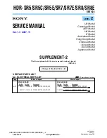 Preview for 112 page of Sony HDR-SR5/C Service Manual