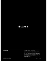 Preview for 10 page of Sony HDV 1080i Brochure & Specs