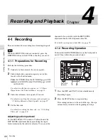 Preview for 40 page of Sony HDW-S280 Operation Manual