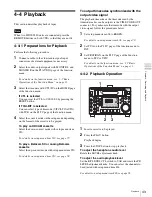 Preview for 43 page of Sony HDW-S280 Operation Manual