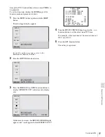 Preview for 57 page of Sony HDW-S280 Operation Manual