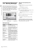 Preview for 82 page of Sony HDW-S280 Operation Manual