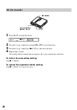 Preview for 28 page of Sony Hi-MD Walkman MZ-NH1 Operating Instructions Manual