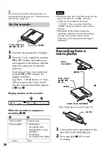 Preview for 34 page of Sony Hi-MD Walkman MZ-NH1 Operating Instructions Manual