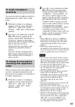 Preview for 35 page of Sony Hi-MD Walkman MZ-NH1 Operating Instructions Manual