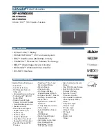 Preview for 1 page of Sony Hi-Scan KP-51WS500 Specifications