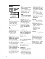 Preview for 2 page of Sony HT-510 - Home Theater In A Box Operating Instructions Manual