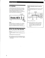 Preview for 8 page of Sony HT-510 - Home Theater In A Box Operating Instructions Manual