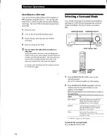 Preview for 14 page of Sony HT-510 - Home Theater In A Box Operating Instructions Manual