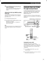 Preview for 15 page of Sony HT-510 - Home Theater In A Box Operating Instructions Manual