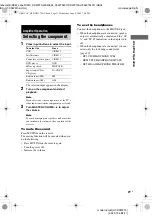 Preview for 21 page of Sony HT-DDW1000 Operating Instructions Manual