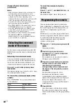 Preview for 40 page of Sony HT-DDW750 Operating Instructions Manual