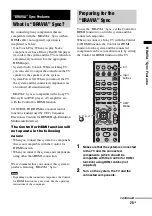 Preview for 25 page of Sony HT-FS1 Operating Instructions Manual