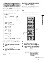 Preview for 35 page of Sony HT-FS1 Operating Instructions Manual