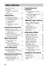 Preview for 4 page of Sony HT-M22 Operating Instructions Manual