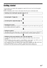 Preview for 13 page of Sony HT-M22 Operating Instructions Manual