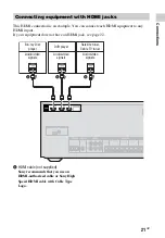 Preview for 21 page of Sony HT-M22 Operating Instructions Manual