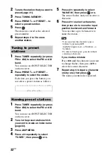 Preview for 32 page of Sony HT-M22 Operating Instructions Manual