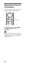 Preview for 18 page of Sony HT-MT300 Operating Instructions Manual