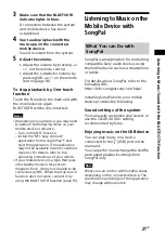 Preview for 21 page of Sony HT-MT300 Operating Instructions Manual